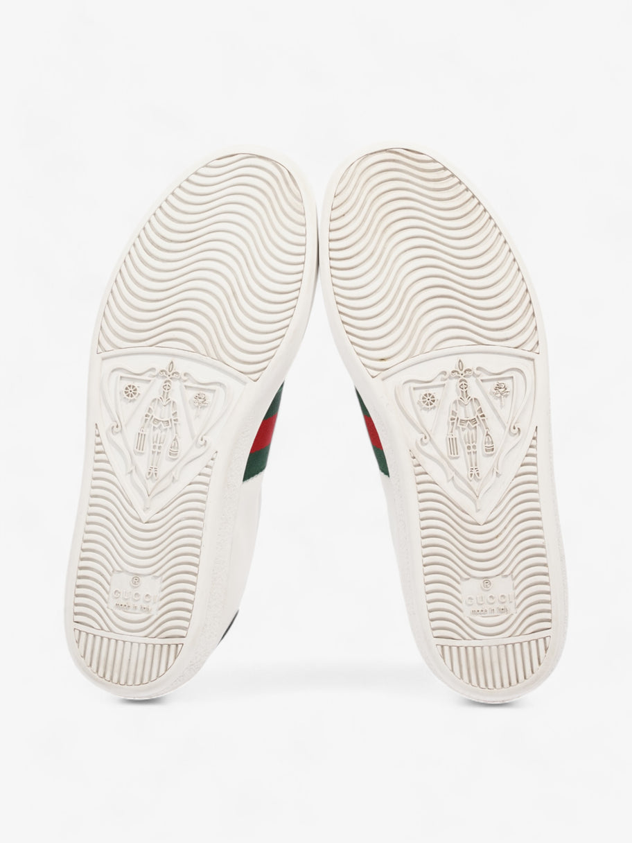 Gucci Ace Low Pin Sneakers White  / Green / Red Leather EU 36.5 UK 3.5 Image 7