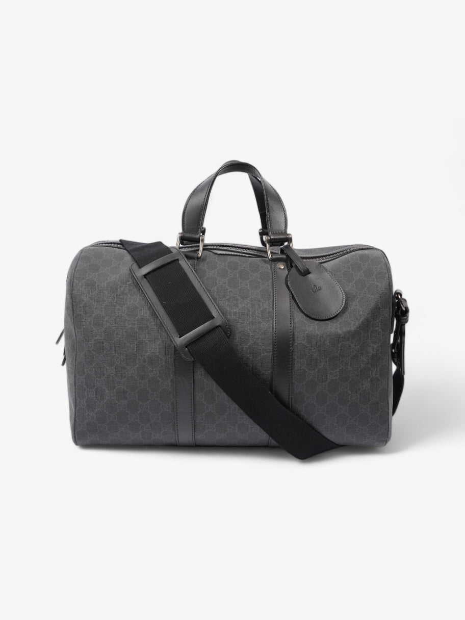 Gucci Carry-On Duffle Black GG Supreme Coated Canvas Image 1