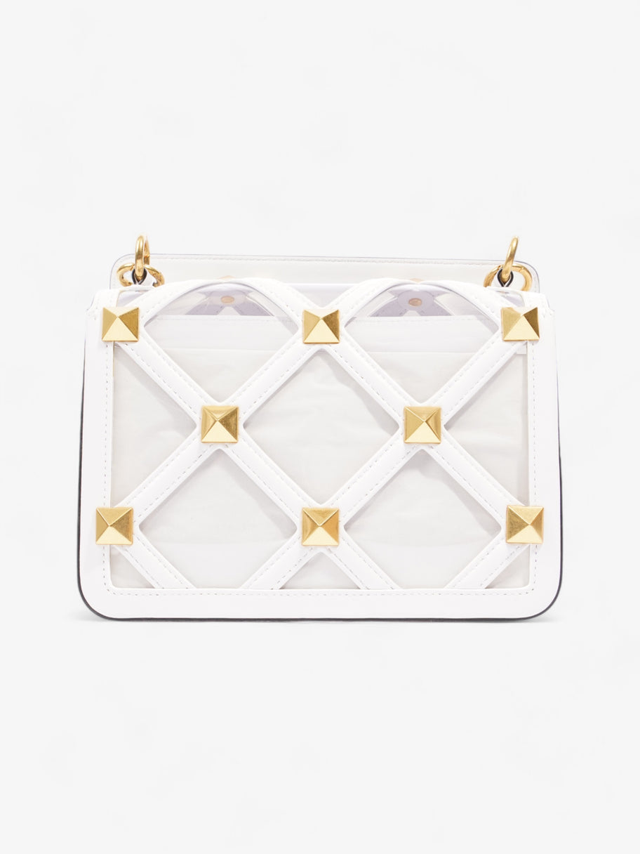 Valentino Roman Stud Clear / White Leather Image 4