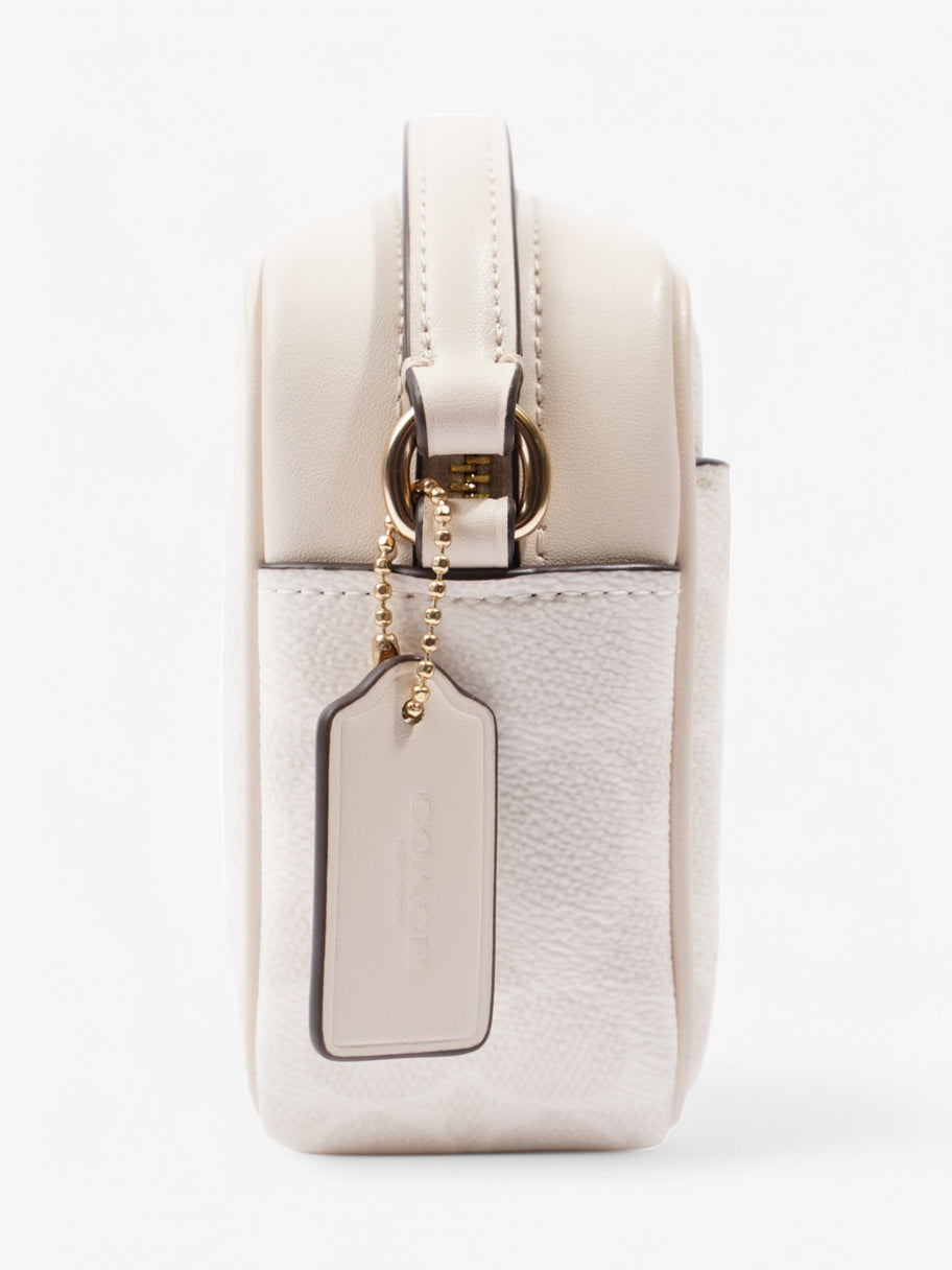 Coach Jamie Camera Bag White Coated Canvas Mini Image 3