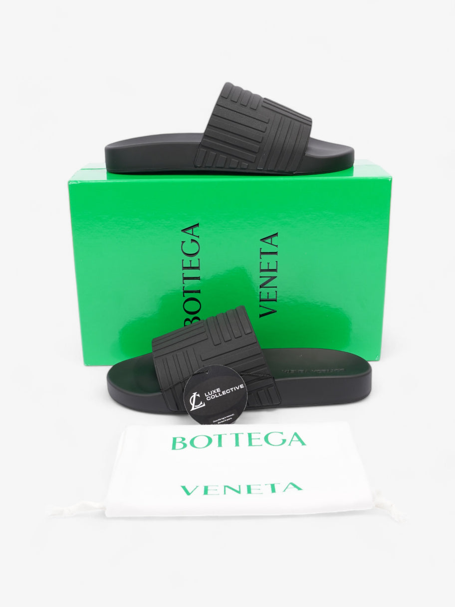 Bottega Veneta Resort Slides Black Rubber EU 42 UK 8 Image 10