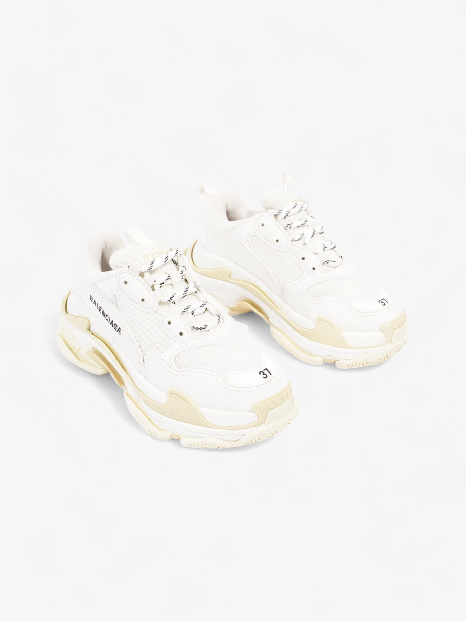 Balenciaga Triple S White / Cream Mesh EU 37 UK 4 Image 2