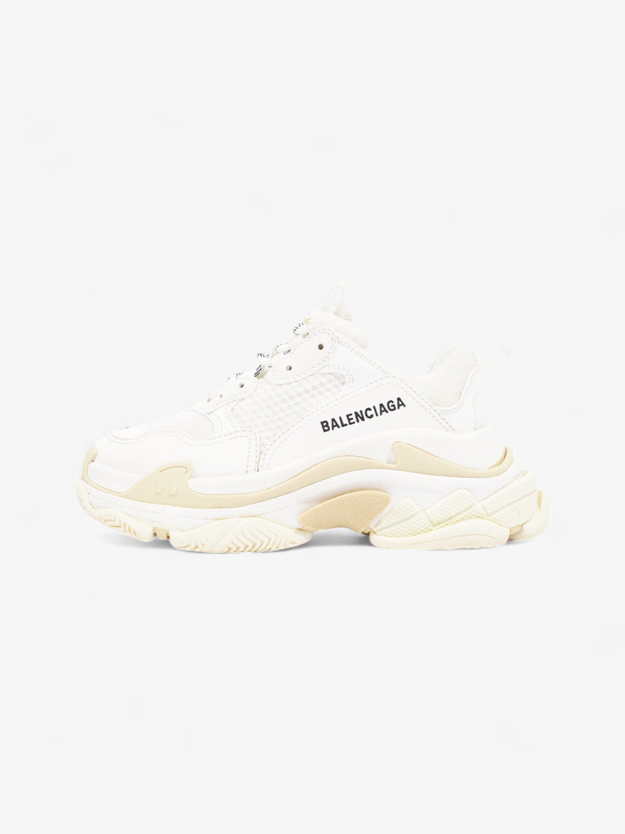 Balenciaga Triple S White / Cream Mesh EU 37 UK 4 Image 5