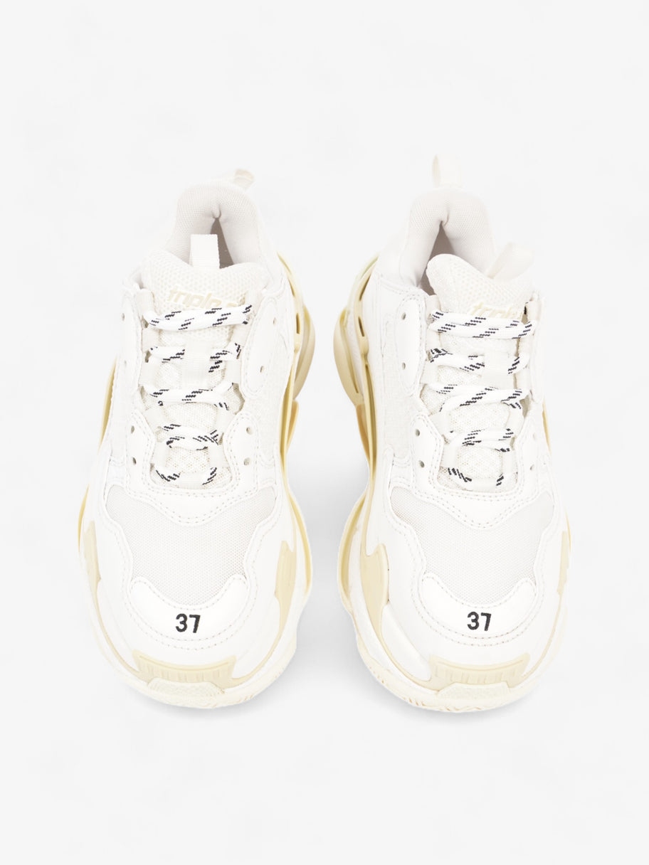 Balenciaga Triple S White / Cream Mesh EU 37 UK 4 Image 8