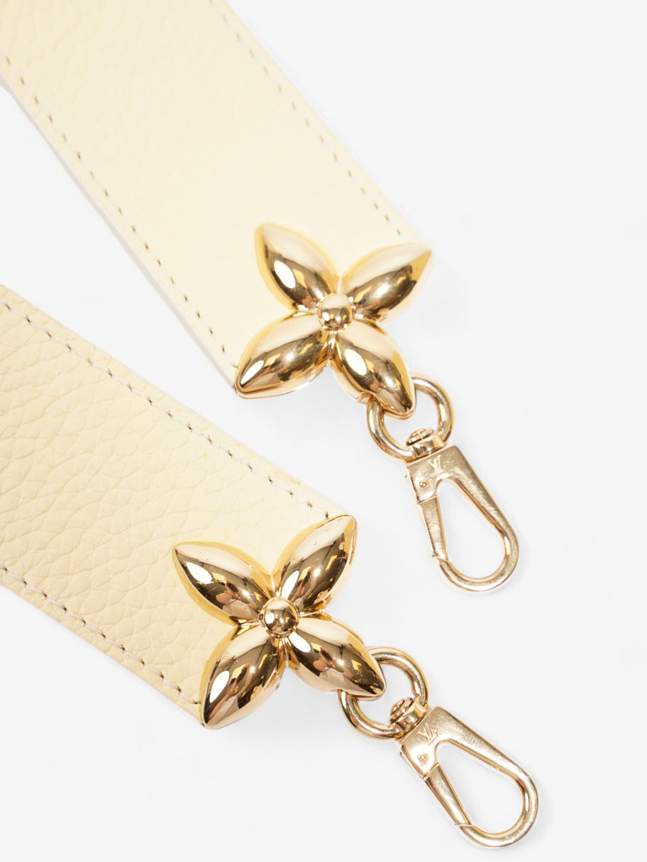 Louis Vuitton Capucines Butter Yellow / Cream Vachetta Leather Mini Image 9