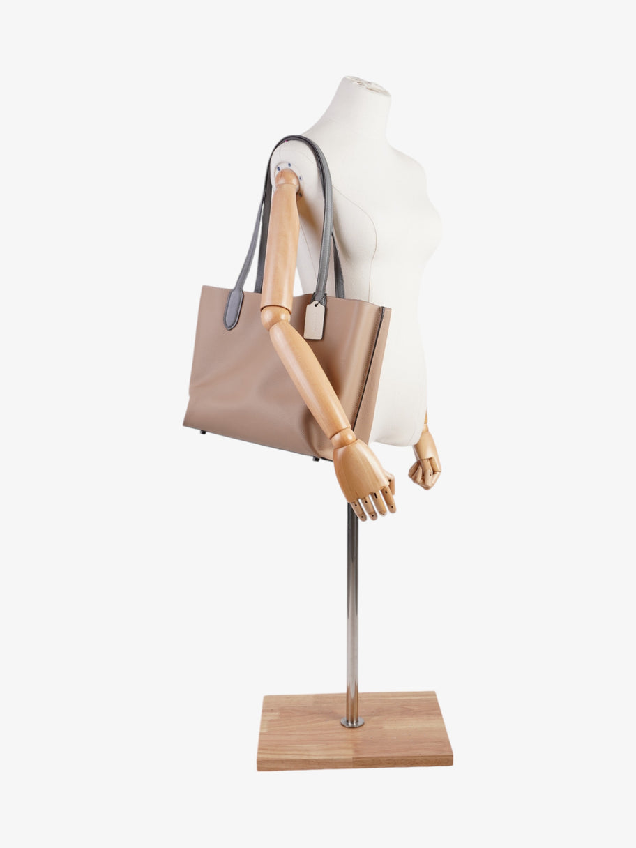 Coach Willow Tote Nude / Grey Leather Image 2