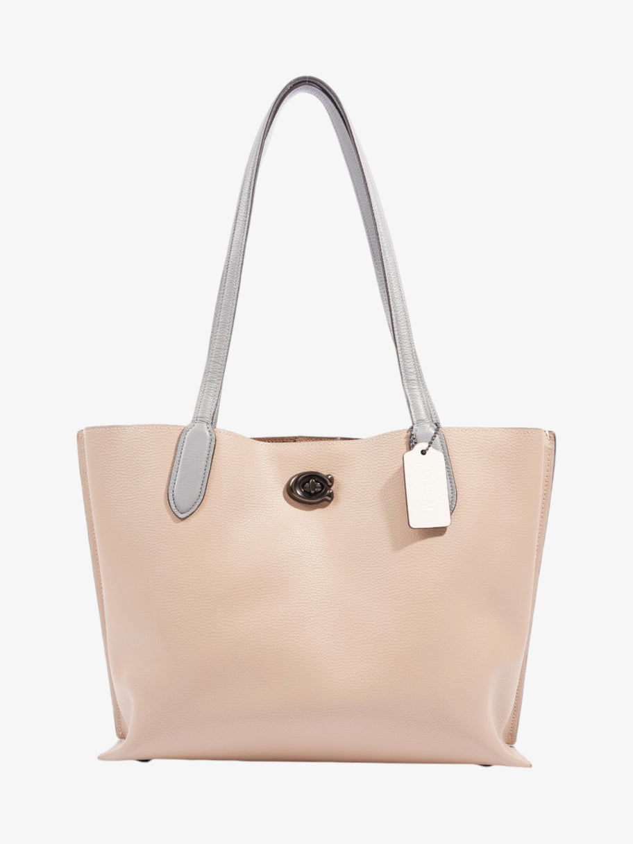 Coach Willow Tote Nude / Grey Leather Image 1