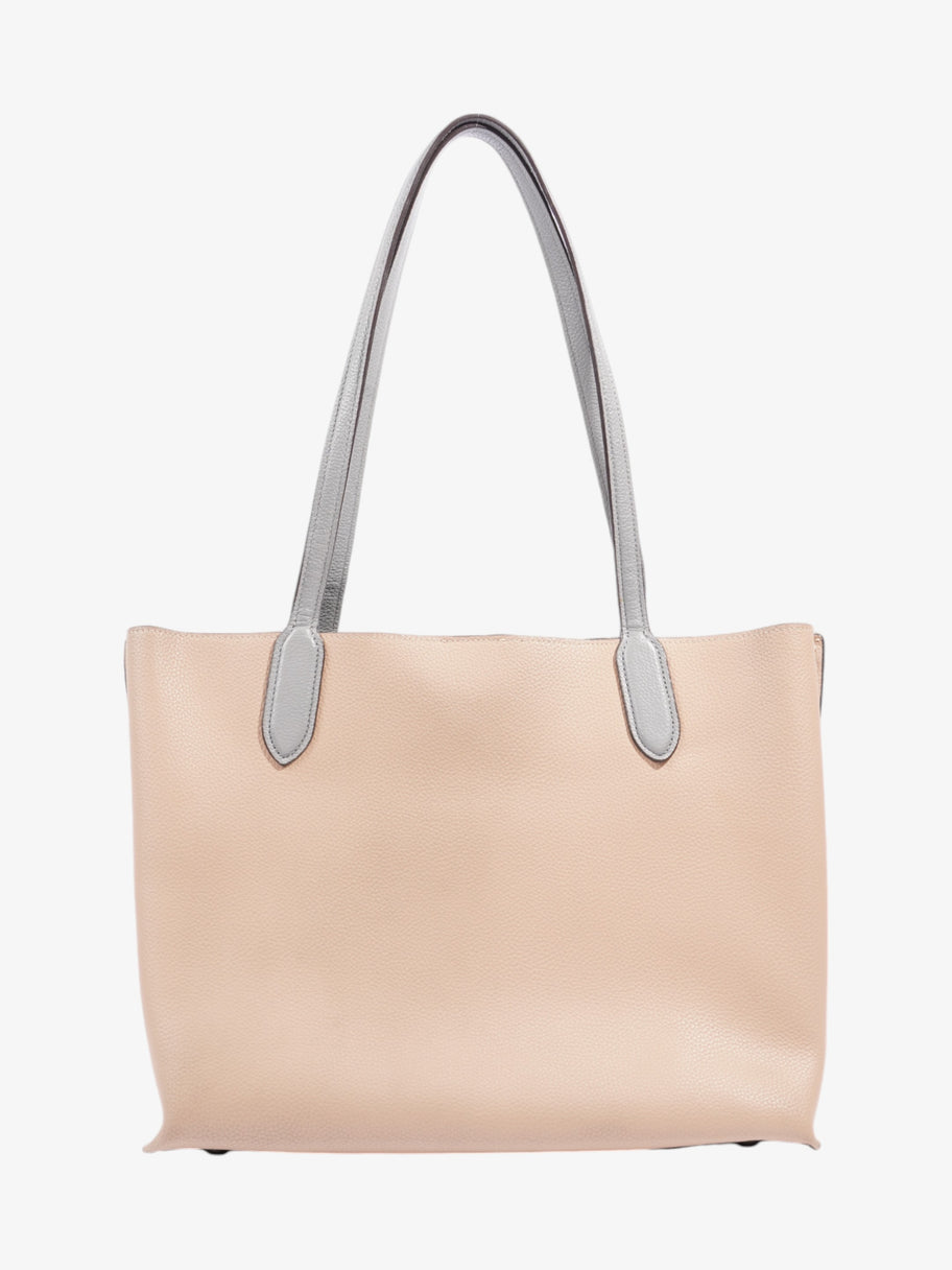 Coach Willow Tote Nude / Grey Leather Image 4