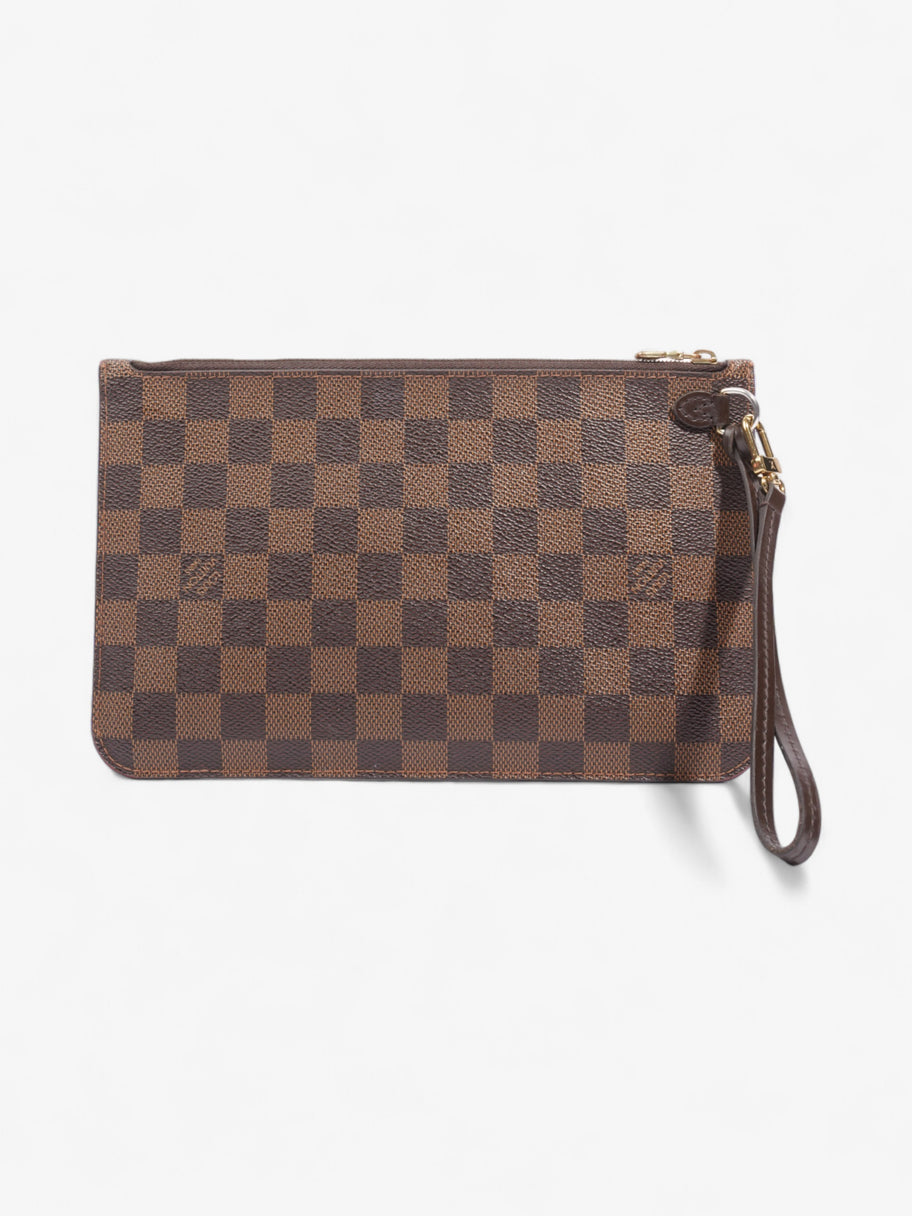 Louis Vuitton Neverful Pochette Damier Ebene Coated Canvas Image 3