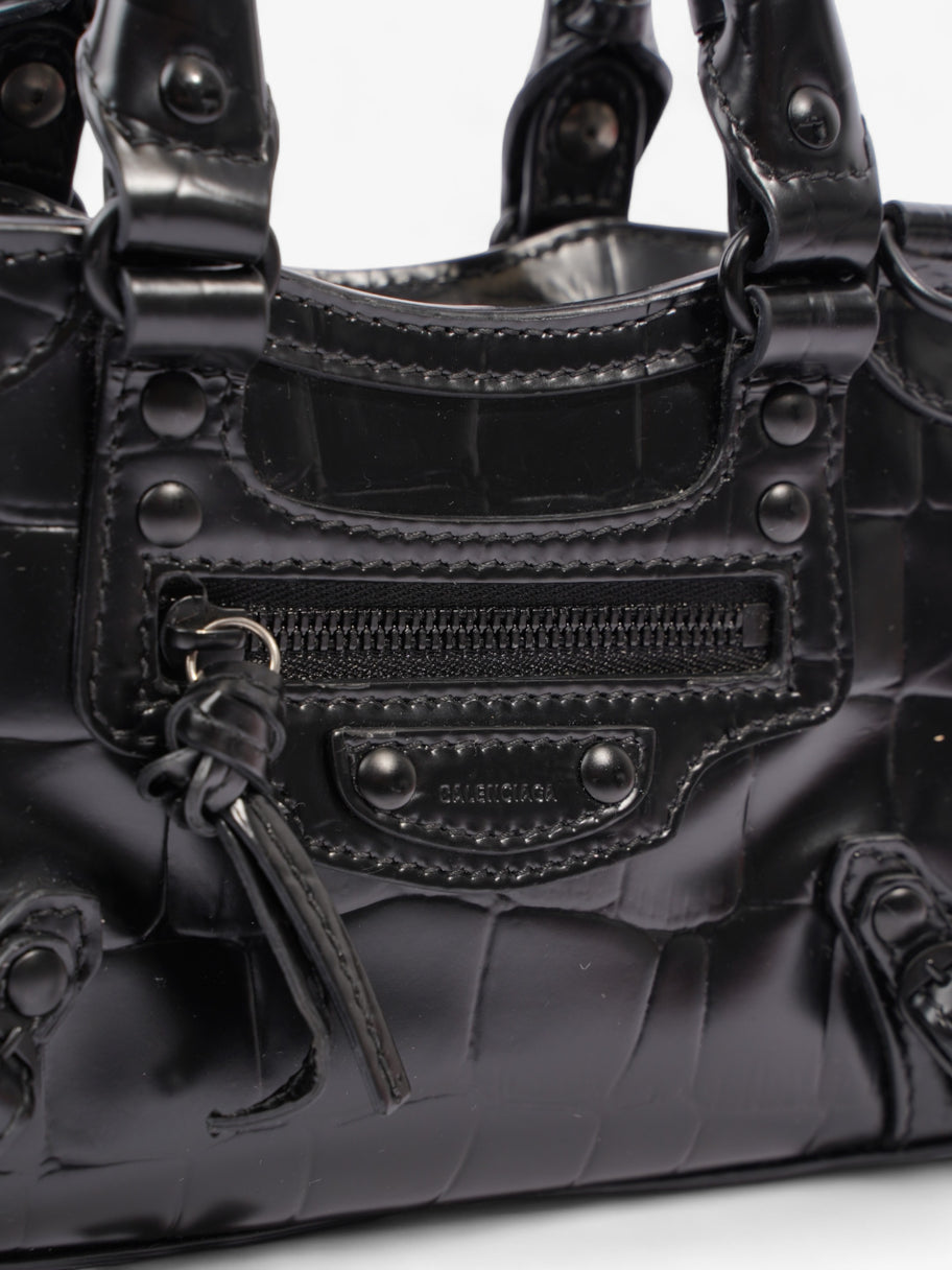 Neo Classic City Black Embossed Leather Nano Image 3