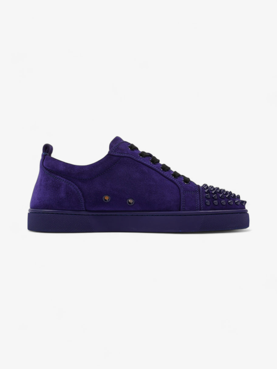 Christian Louboutin Louis Junior Spikes Sneakers Purple Suede EU 39 UK 6 Image 4