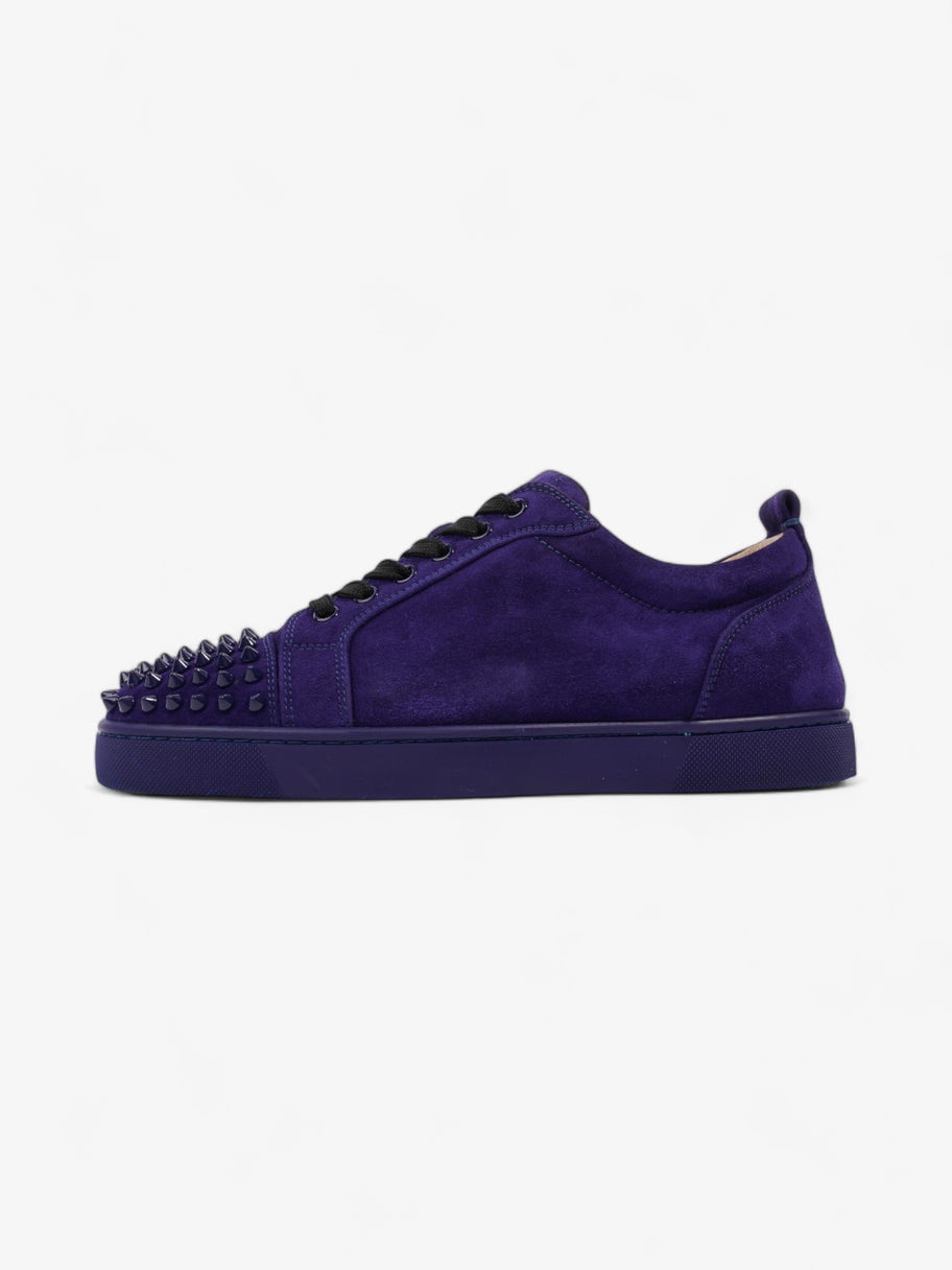 Christian Louboutin Louis Junior Spikes Sneakers Purple Suede EU 39 UK 6 Image 5