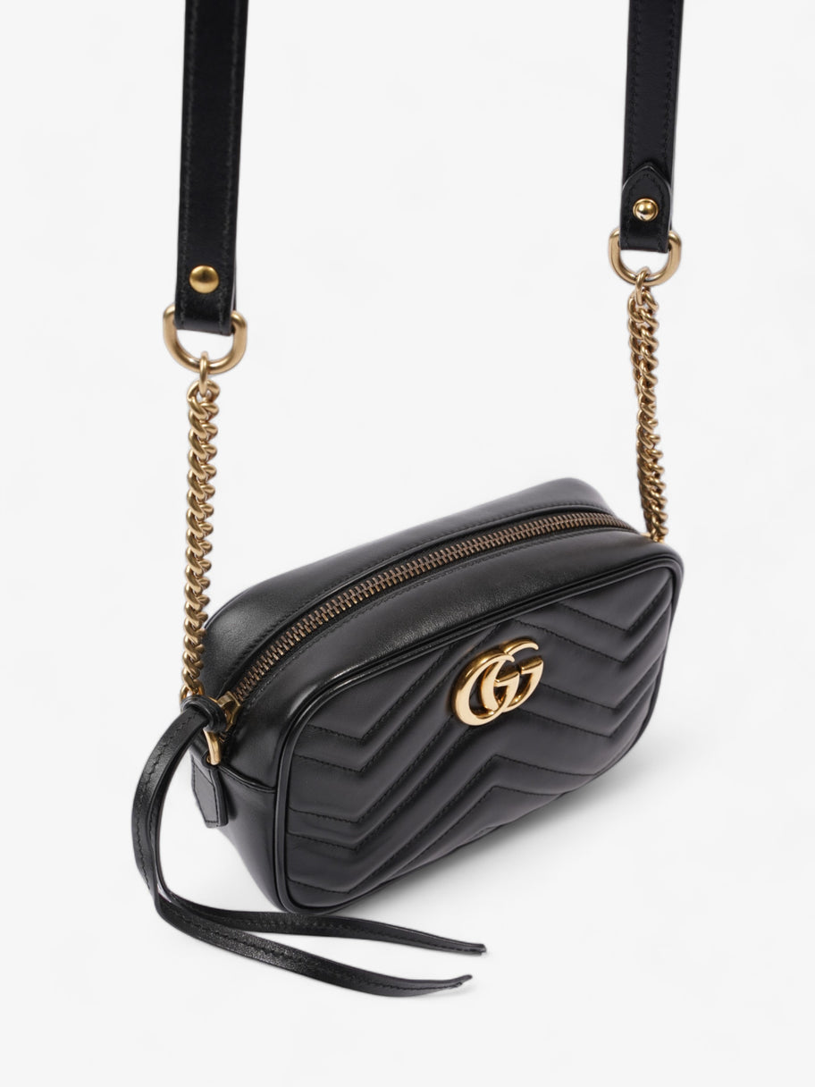 Gucci GG Marmont Black Matelasse Leather Mini Image 7