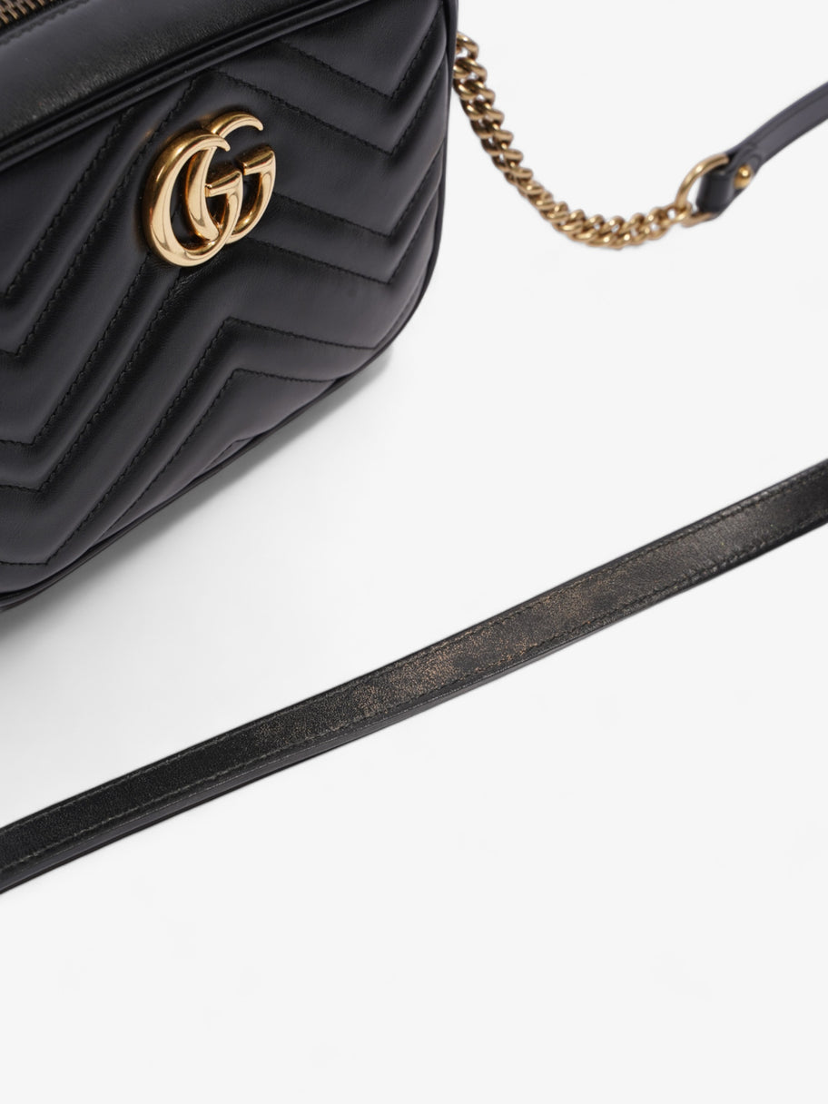 Gucci GG Marmont Black Matelasse Leather Mini Image 8