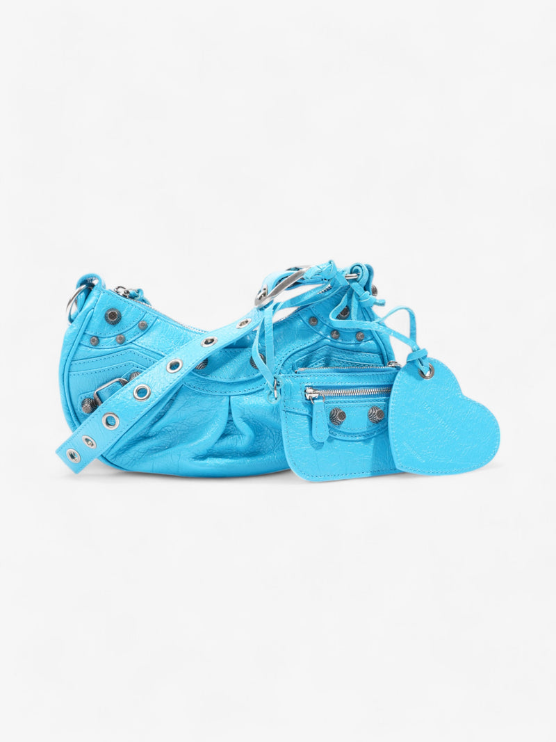  Balenciaga Le Cagole Blue Leather XS