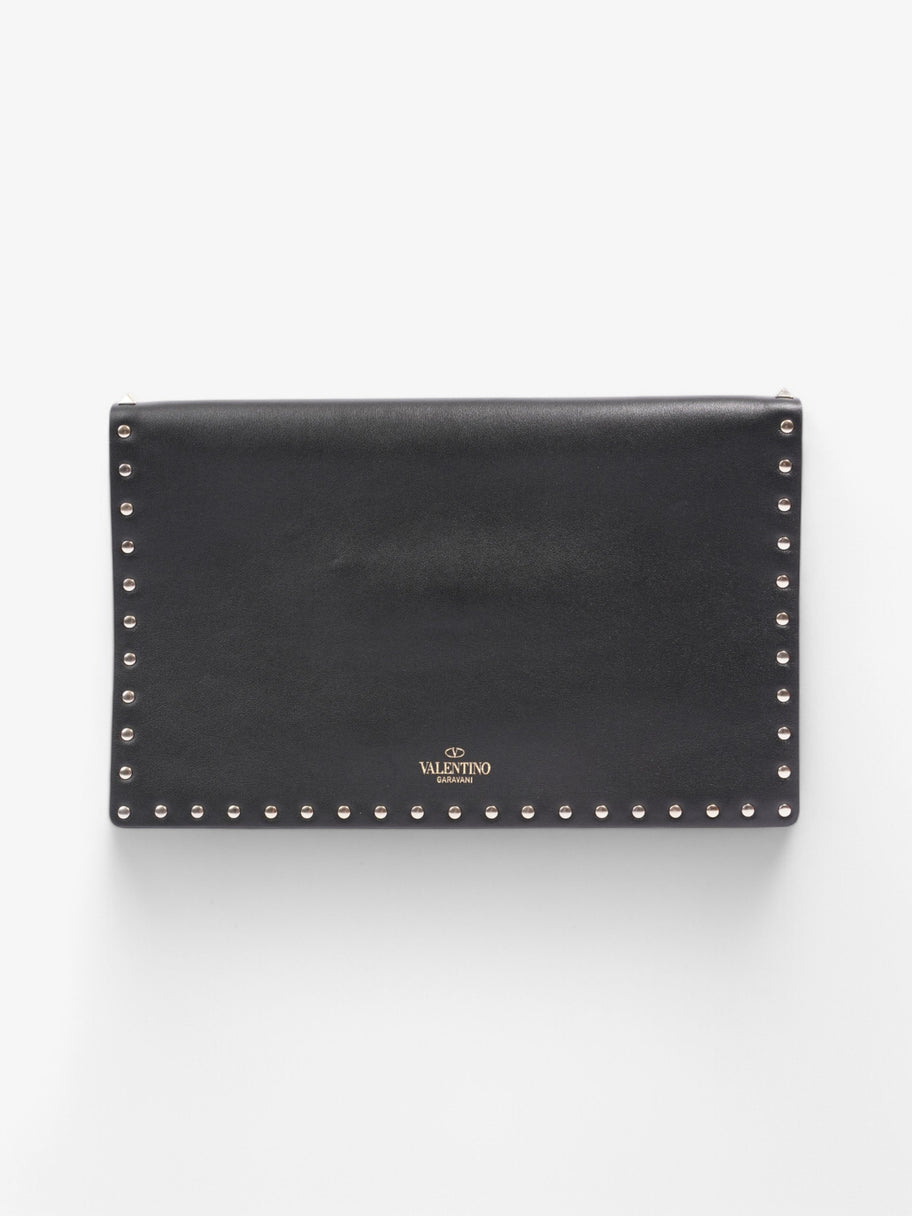 Valentino Rockstud Clutch Black Leather Image 3