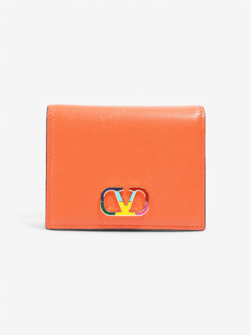  Valentino Purse Orange Leather