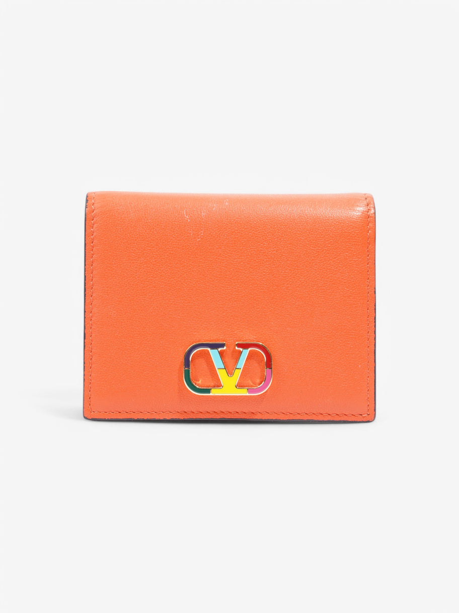 Valentino Purse Orange Leather Image 1