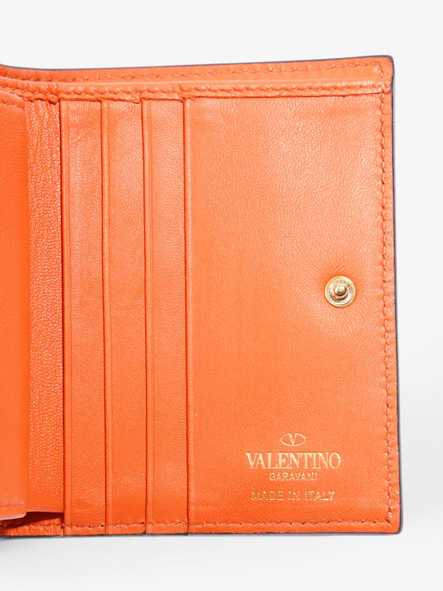 Valentino Purse Orange Leather Image 6