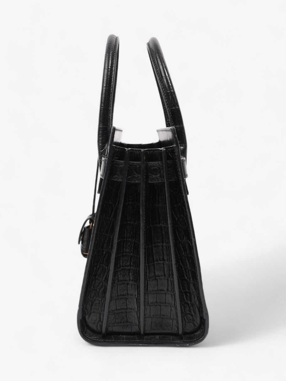 Saint Laurent Sac De Jour Black Embossed Leather Baby Image 4