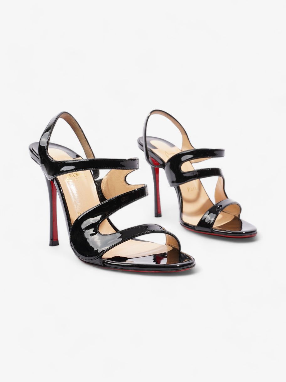 Christian Louboutin Vavazou 100mm Black Patent Leather EU 38 UK 5 Image 2