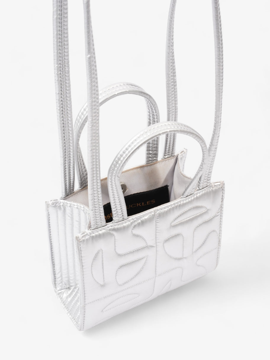 Moose Knuckles X TELFAR Shopper Silver Nylon Small Image 7