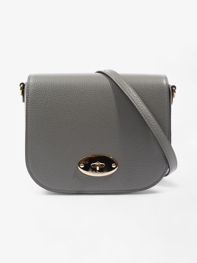  Mulberry Small Darley Satchel Grey Grained Leather