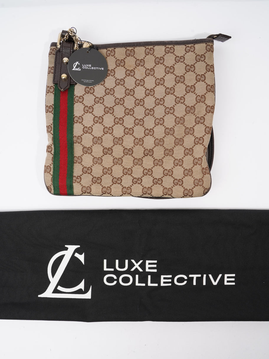 Gucci Sherry Line GG Supreme / Red / Green Canvas Image 9