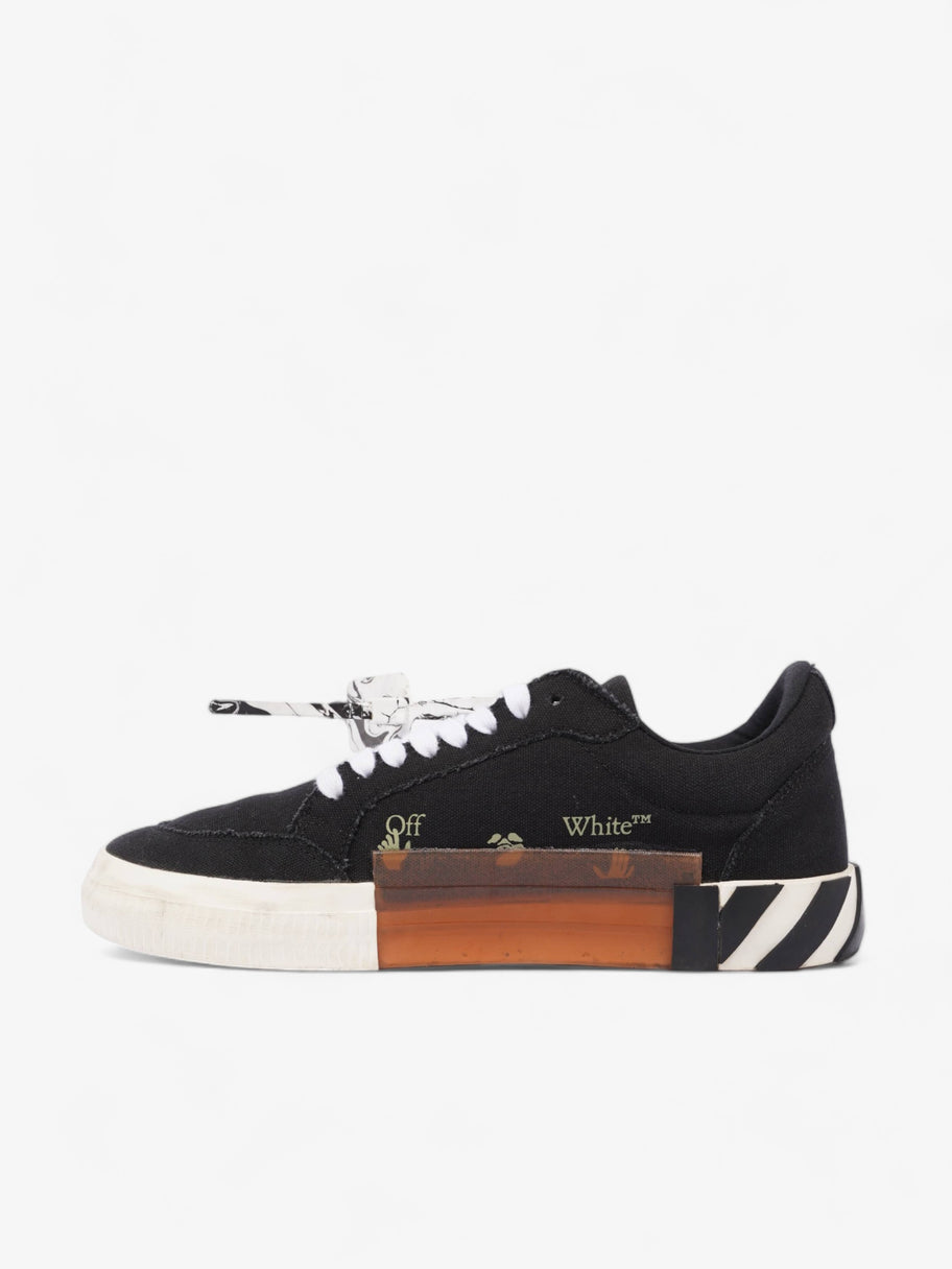 Off White Vulcanized Low-top Black / White / Blue Canvas EU 41 UK 7 Image 2