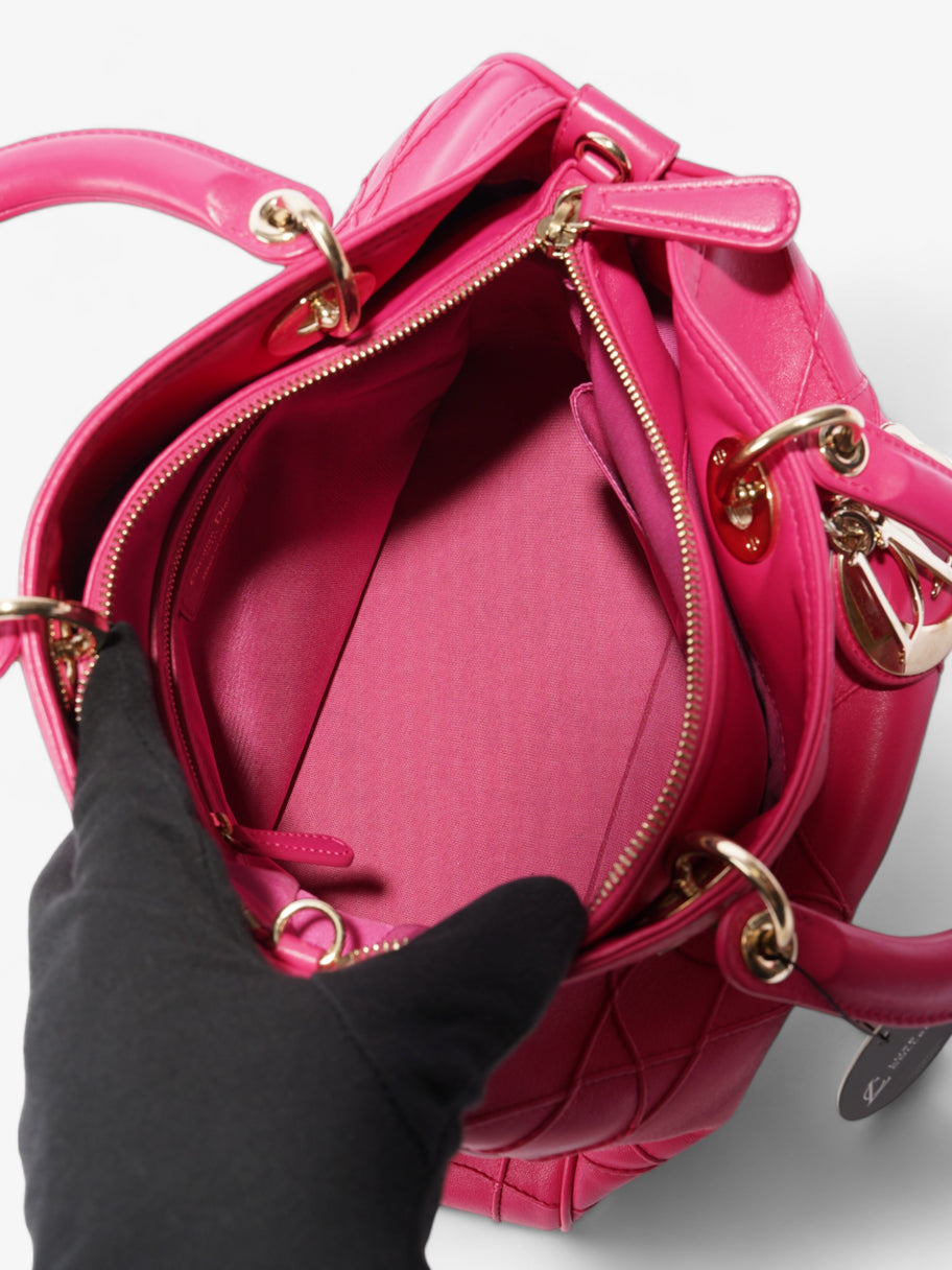 Christian Dior Granville Polochon Bag Pink Leather Image 7