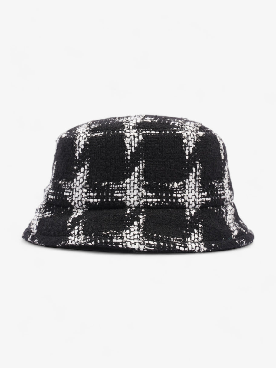 Chanel Bucket Hat Black / White Cotton Medium Image 3