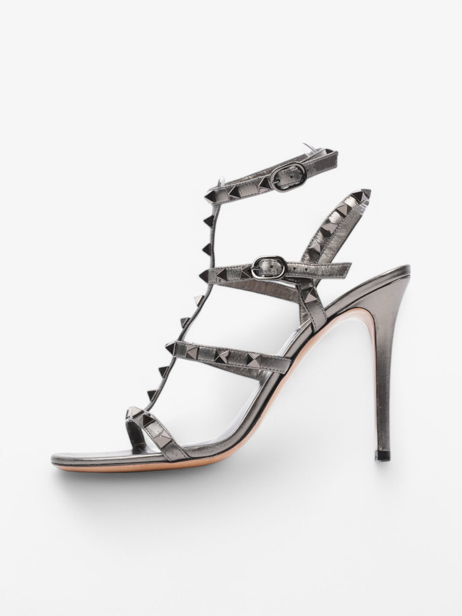 Valentino Rockstud Heels 105 Grey Leather EU 39 UK 6 Image 5