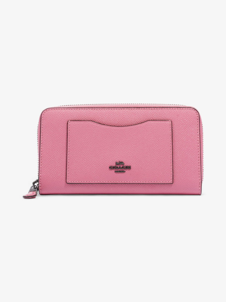 Coach Zip Wallet Pink / Pink Leather Image 1