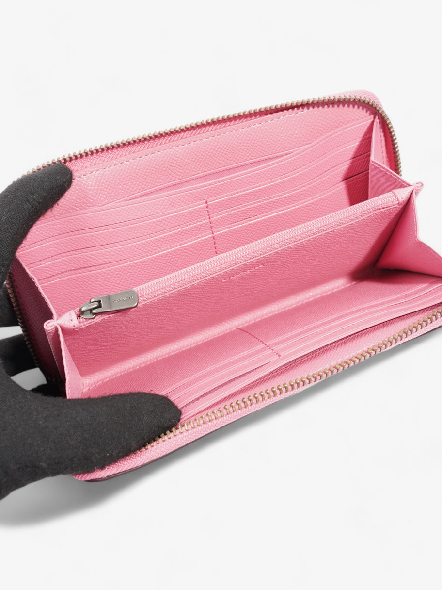 Coach Zip Wallet Pink / Pink Leather Image 5