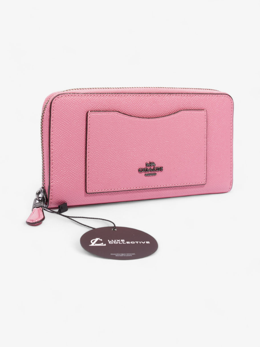 Coach Zip Wallet Pink / Pink Leather Image 7