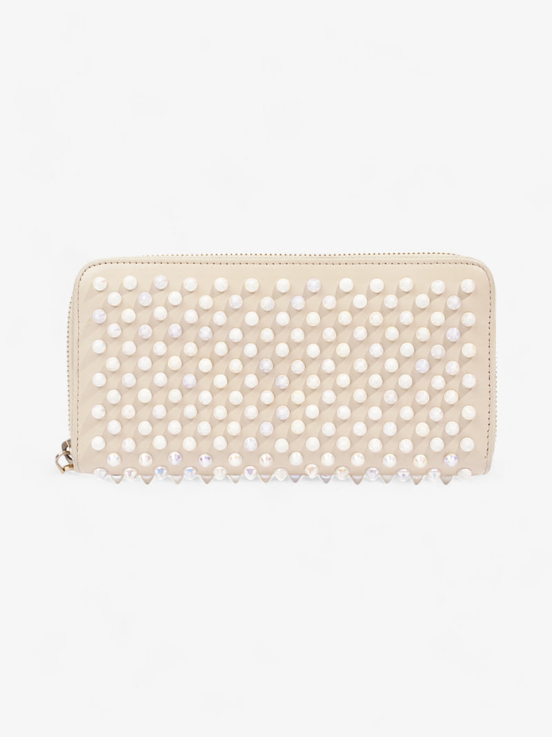  Christian Louboutin Studded Wallet Cream / Multicolour Leather