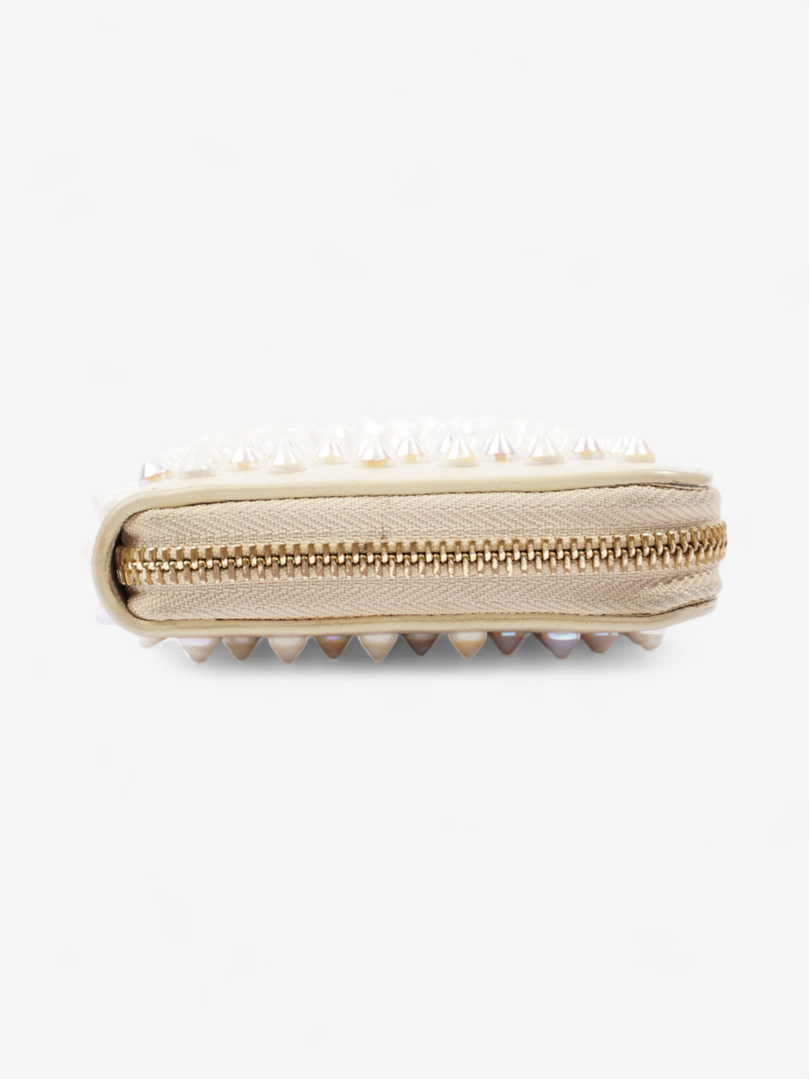 Christian Louboutin Studded Wallet Cream / Multicolour Leather Image 4