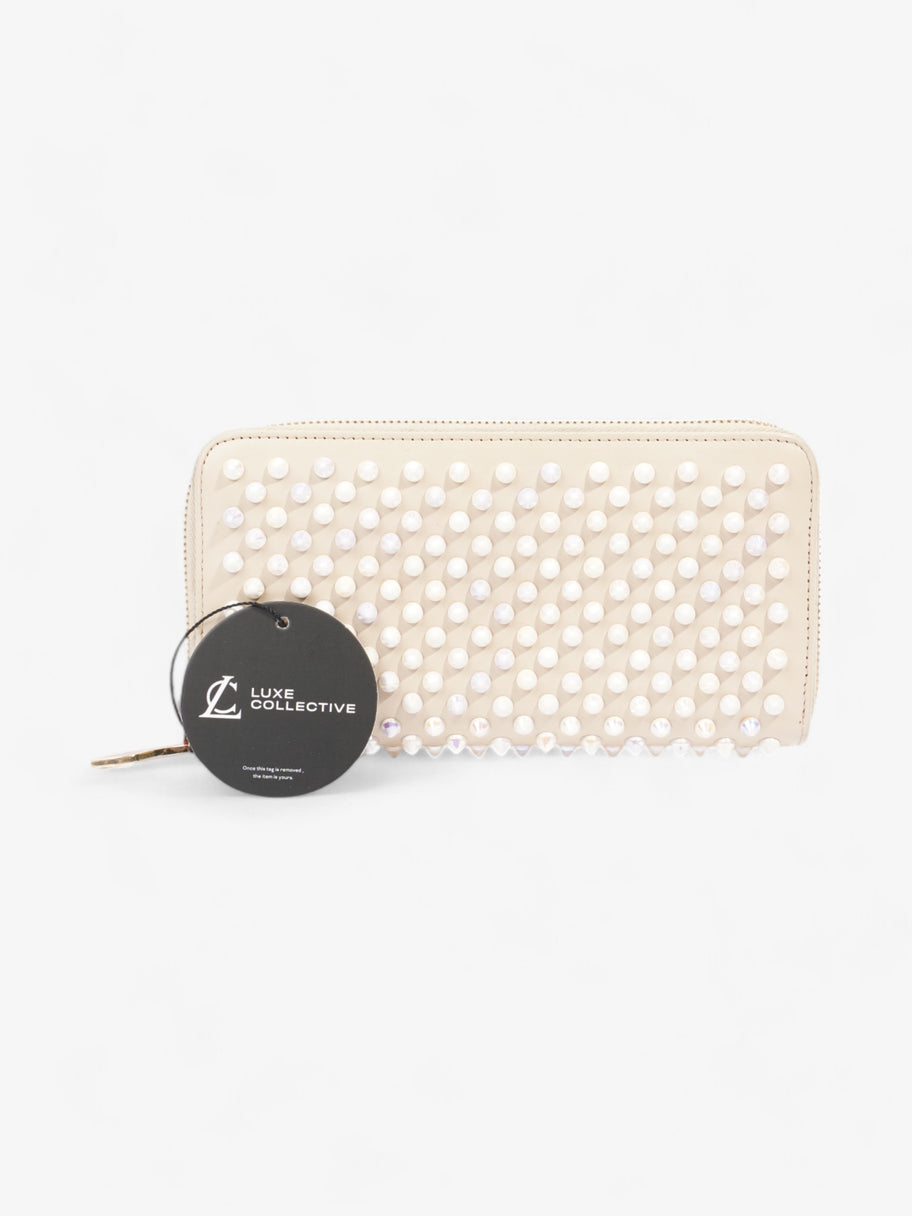 Christian Louboutin Studded Wallet Cream / Multicolour Leather Image 7