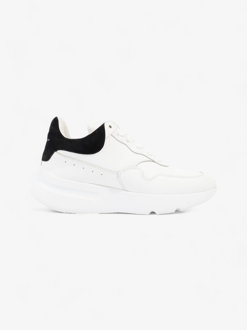  Alexander McQueen Oversized Runner White / Black Tab Leather EU 37.5 UK 4.5