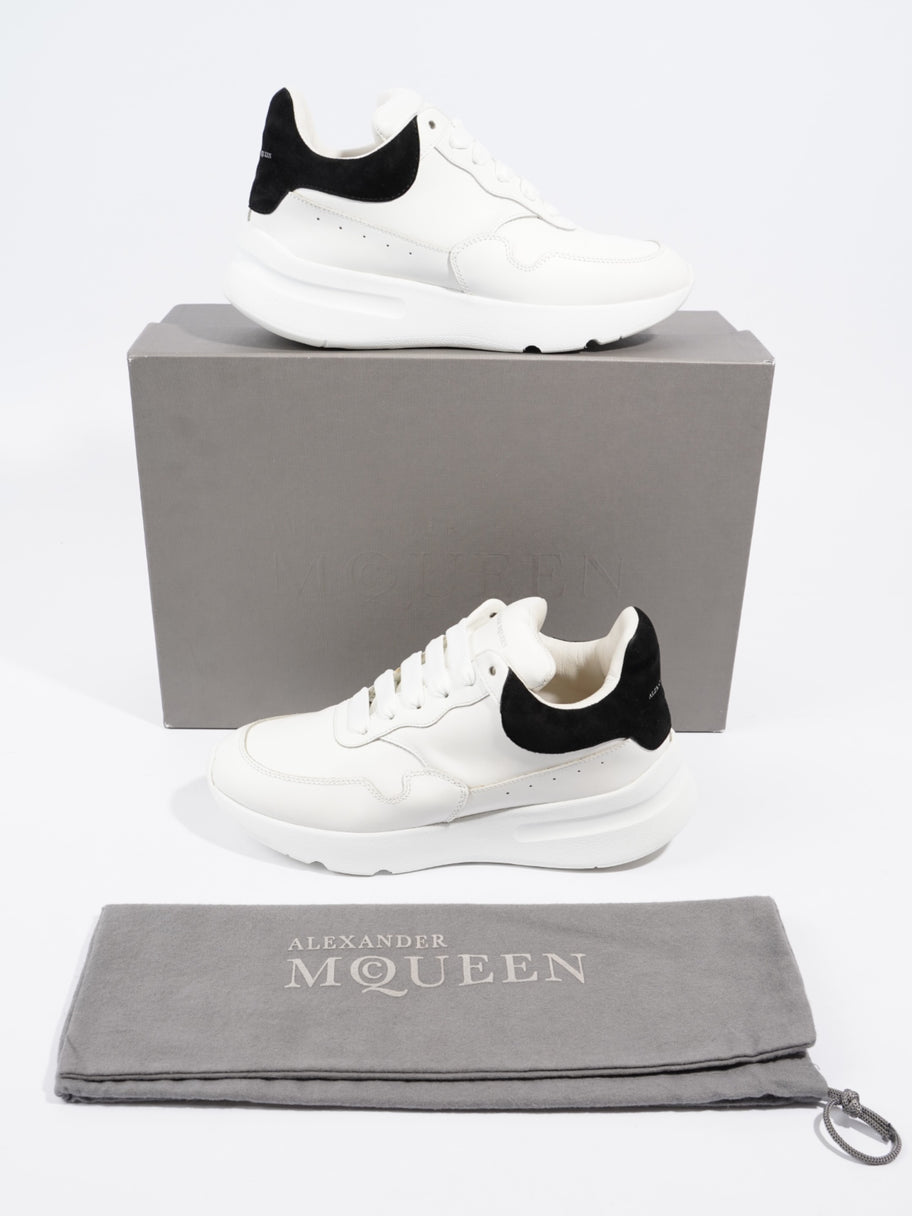 Alexander McQueen Oversized Runner White / Black Tab Leather EU 37.5 UK 4.5 Image 10