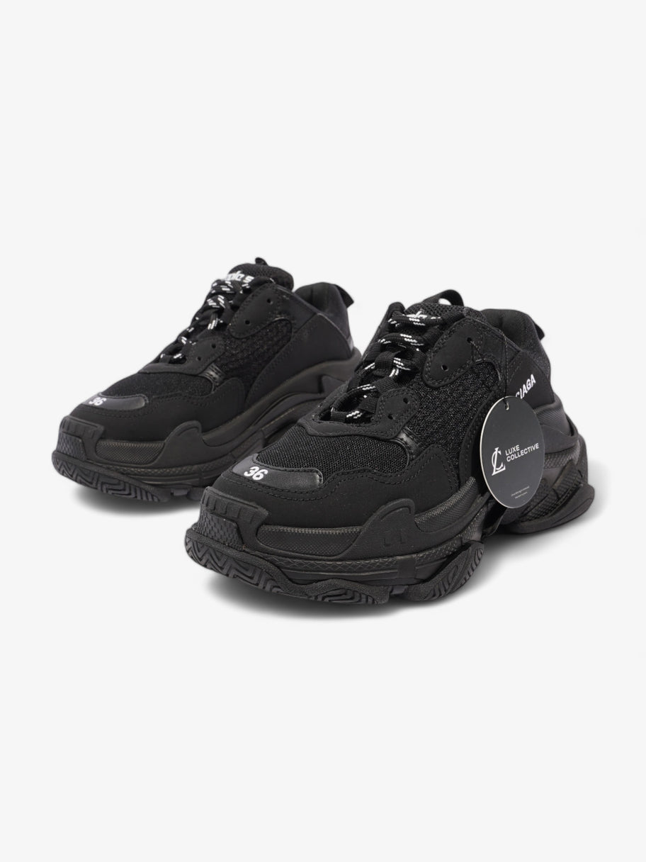 Triple S  Black / White Mesh EU 36 UK 3 Image 10