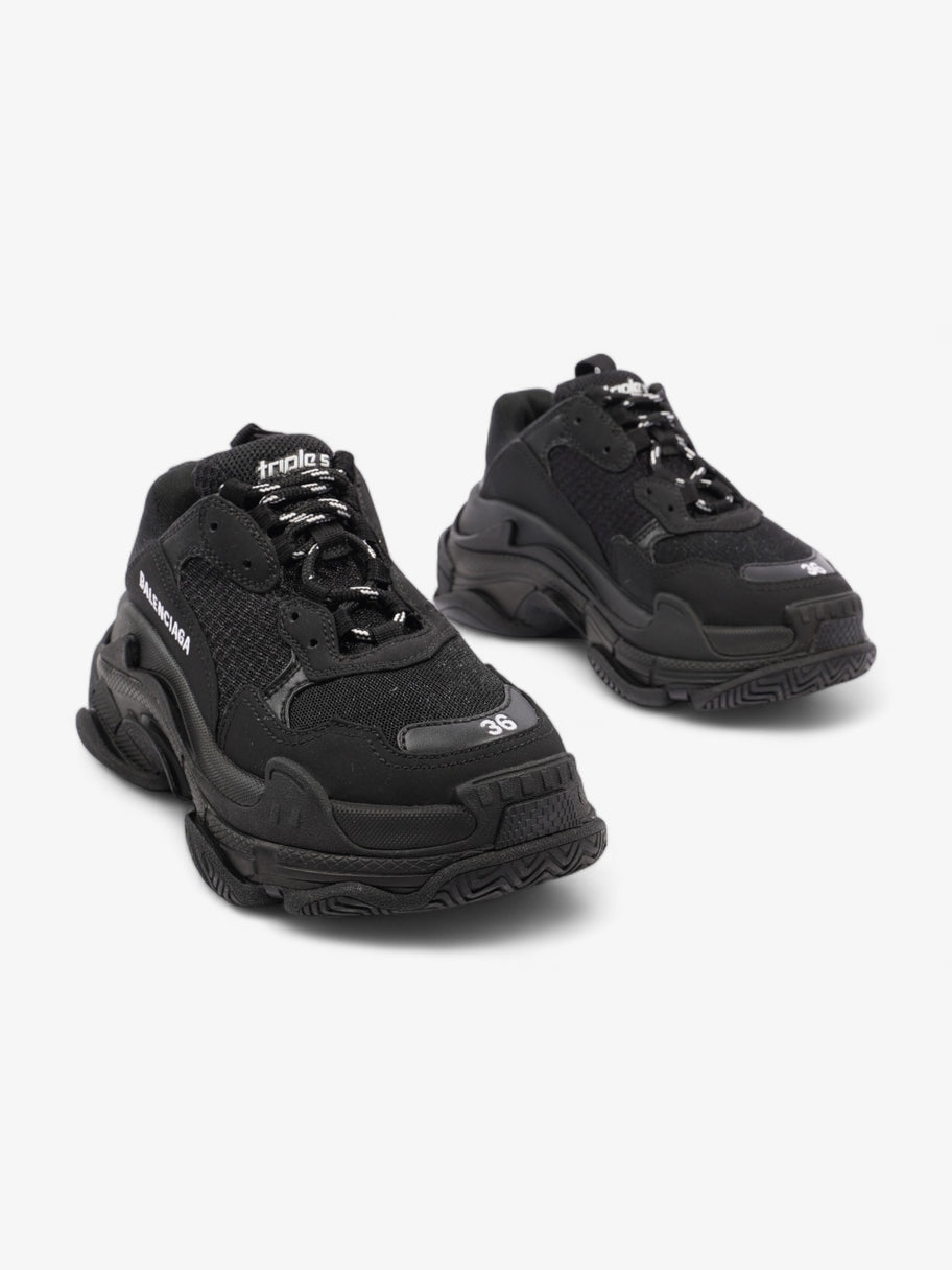 Triple S  Black / White Mesh EU 36 UK 3 Image 2