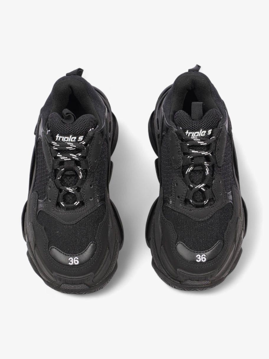 Triple S  Black / White Mesh EU 36 UK 3 Image 8