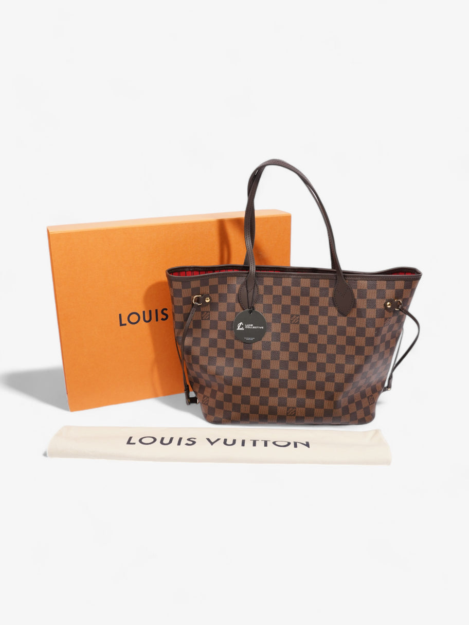 Louis Vuitton Neverfull Damier Ebene Coated Canvas MM Image 11