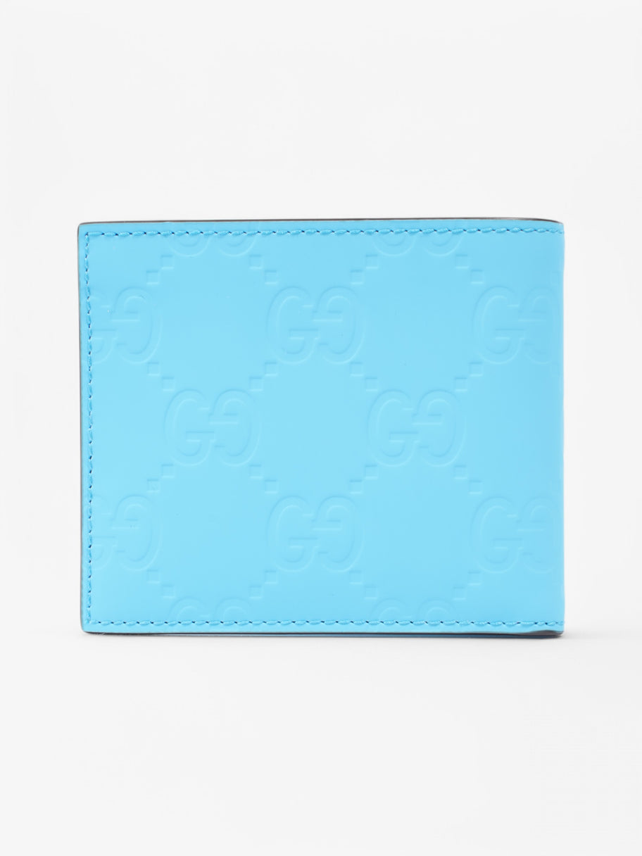 Gucci Bi-Fold Wallet Light Blue Rubber Image 2