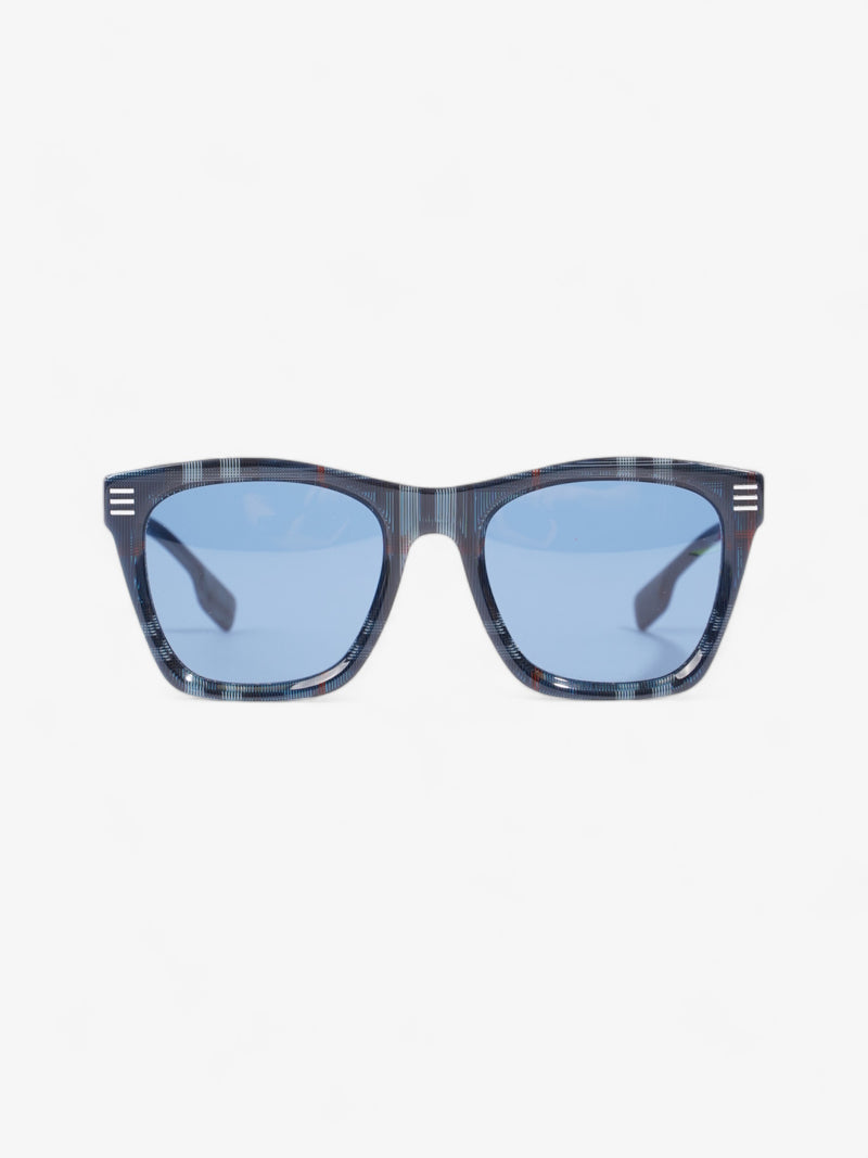  Burberry Cooper Sunglasses Blue Check Acetate 145mm