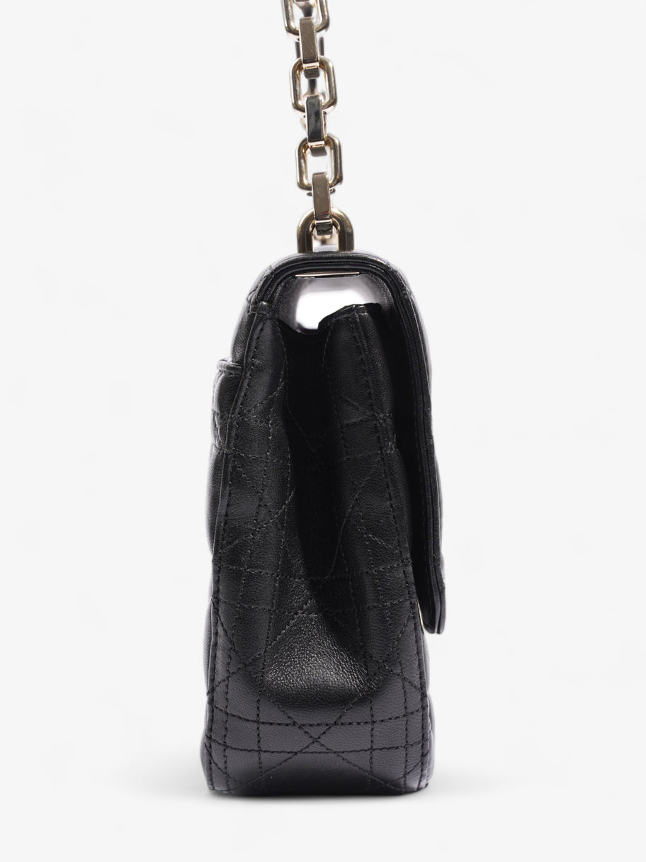 Christian Dior Miss Dior Flap Bag Black Lambskin Leather Image 5