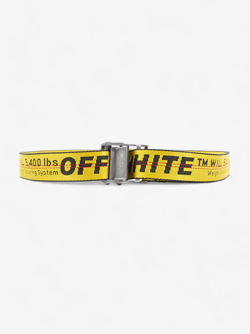  Off White Industrial Belt Yellow Fabric