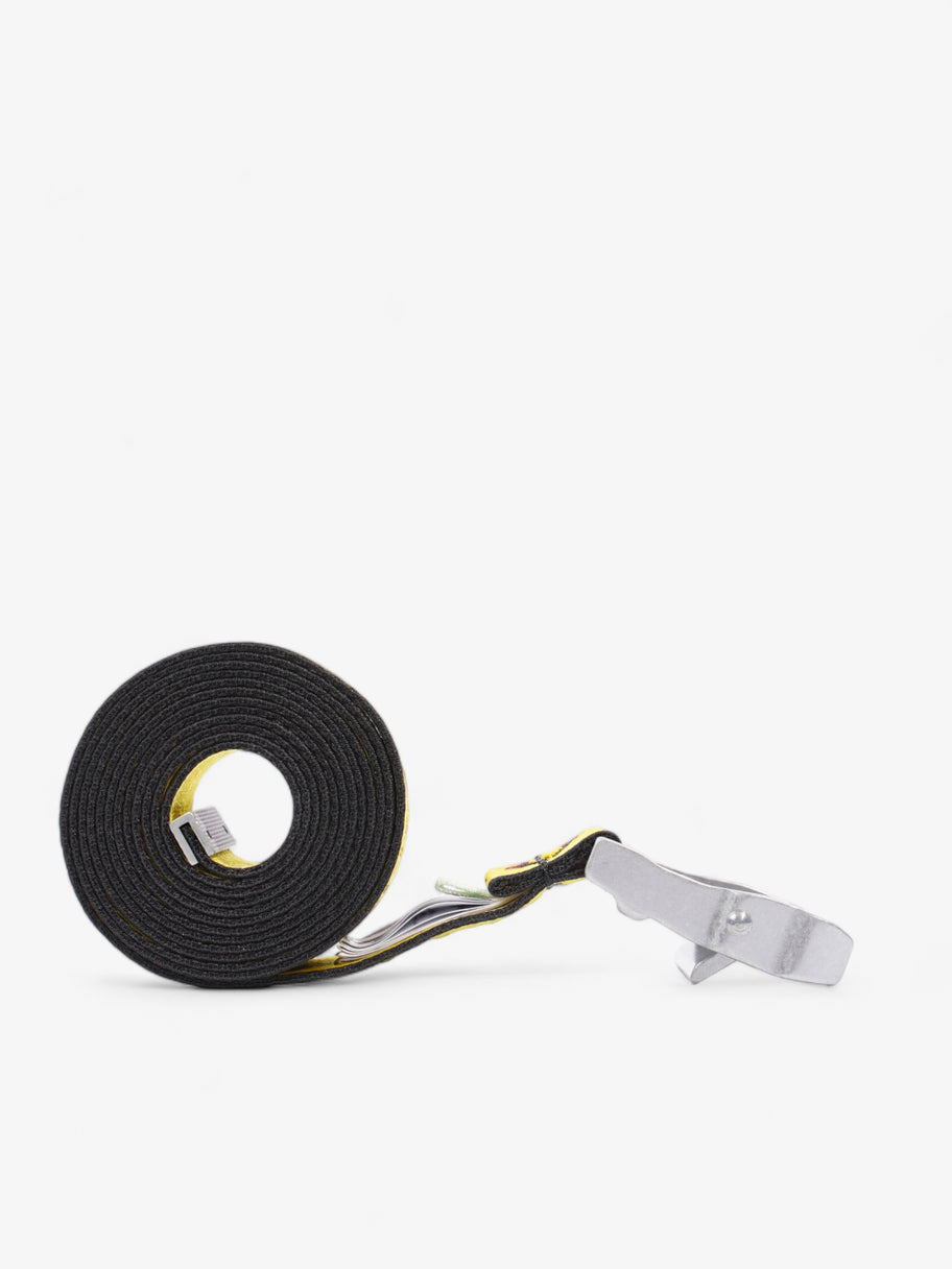 Off White Industrial Belt Yellow Fabric Image 4