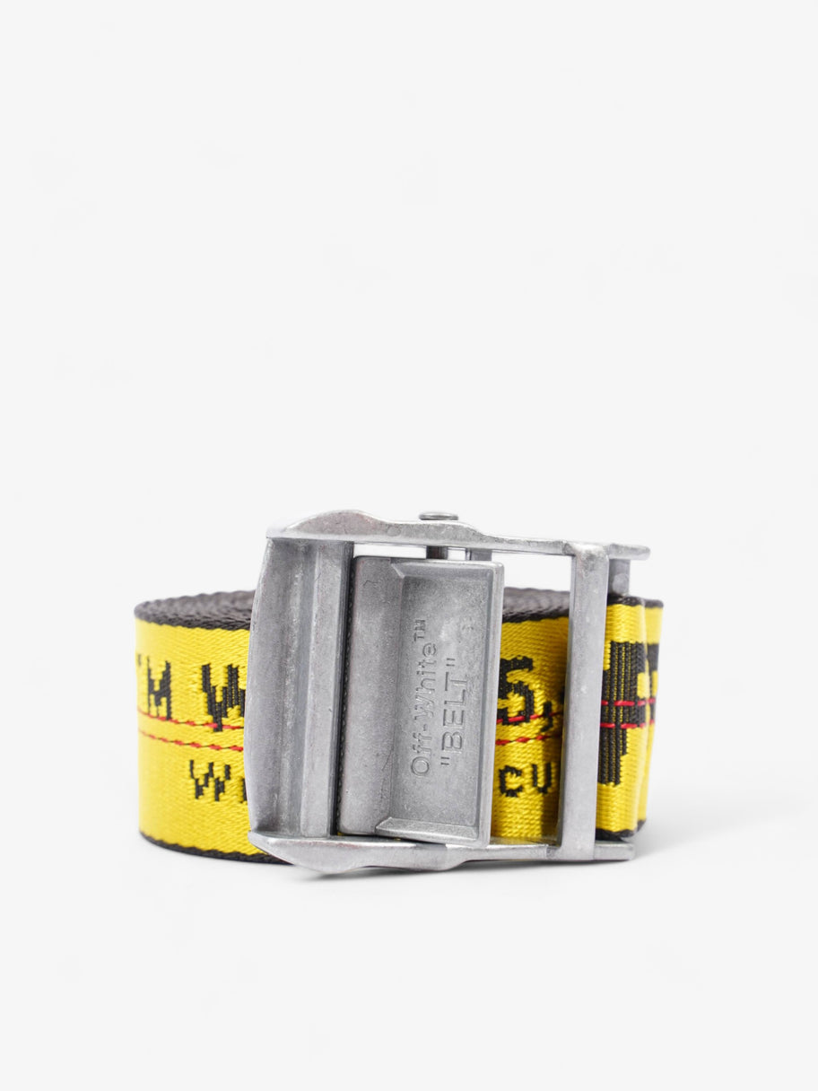 Off White Industrial Belt Yellow Fabric Image 6